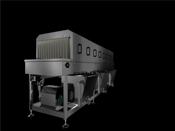 周轉箱工作原理，明超洗箱機，周轉箱清洗機，周轉筐清洗機