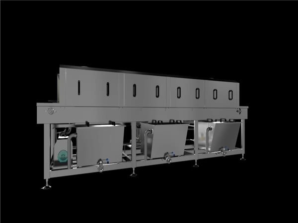 周轉(zhuǎn)筐清洗機，筐箱滅菌清洗，周轉(zhuǎn)筐清洗500~800只，小時