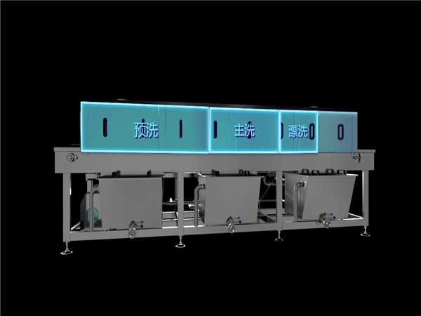 洗箱機，塑料箱，食品箱清洗機，環(huán)速預約:13589229991