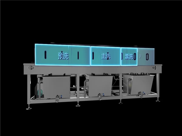 洗箱機，塑料箱，食品箱清洗機，環(huán)速預約:13589229991