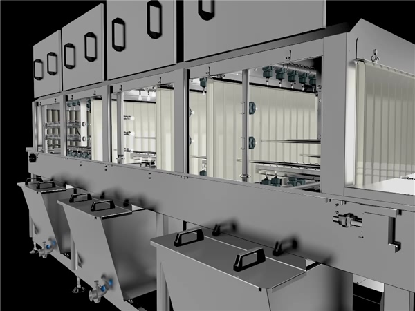 自動洗箱機，食品周轉筐清洗機，食品箱清洗機