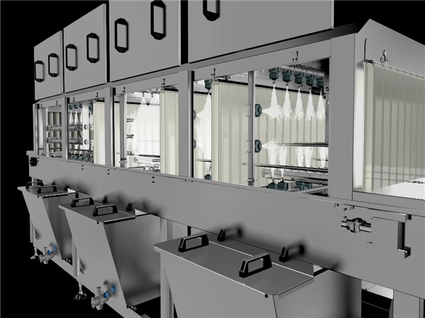 塑料筐清洗機客戶，塑料筐清洗機客戶案例，哪些客戶在用洗箱機，環(huán)速的洗箱機客戶