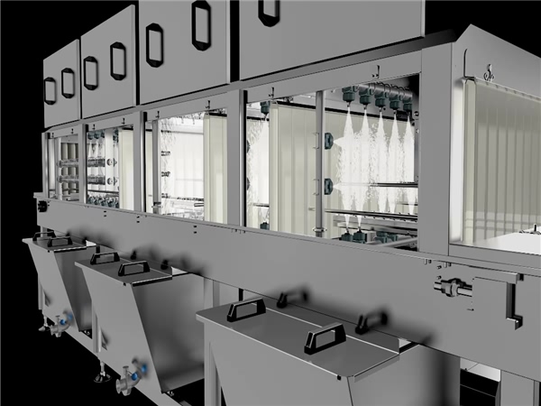 食品周轉(zhuǎn)箱清洗機(jī)，周轉(zhuǎn)筐清洗機(jī)