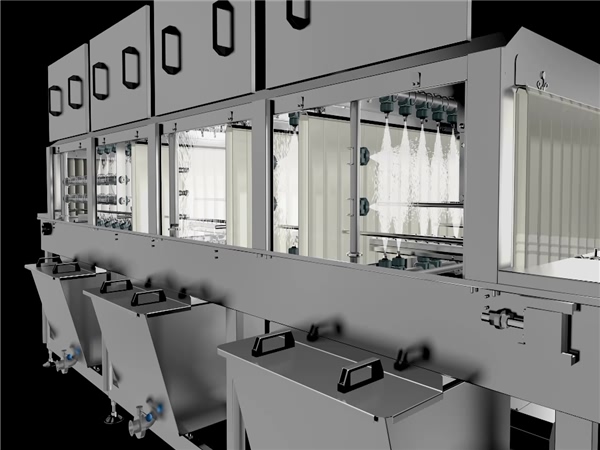 食品周轉(zhuǎn)箱清洗機(jī)，周轉(zhuǎn)筐清洗機(jī)