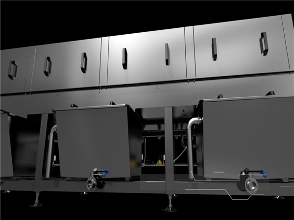 食品筐清洗機(jī)、肉制品箱子清洗機(jī)、洗筐機(jī)
