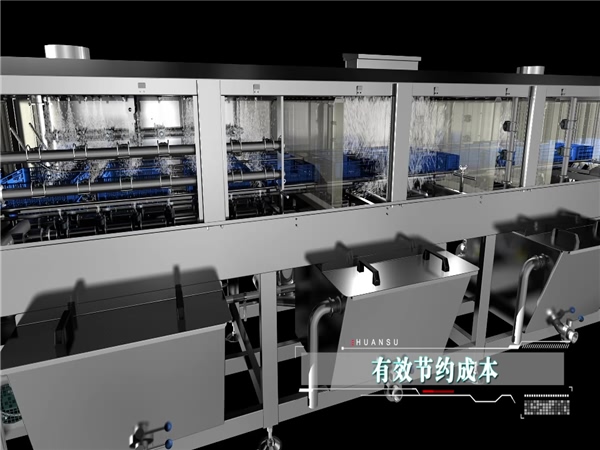 大型洗筐機(jī)，塑料筐清洗機(jī)，周轉(zhuǎn)箱清洗機(jī)