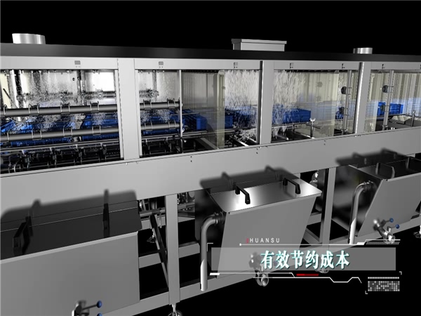 周轉箱清洗機，塑料筐清洗設備，食品加工設備，可訂