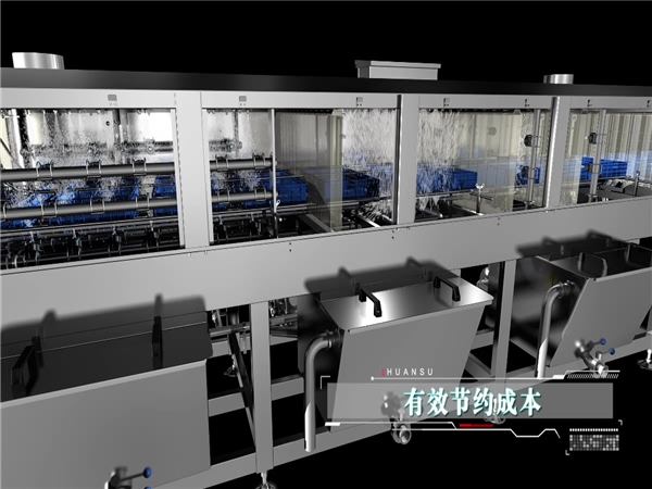蔬菜筐清洗機，水果周轉(zhuǎn)箱清洗機，雞蛋箱清洗機廠家銷售價格